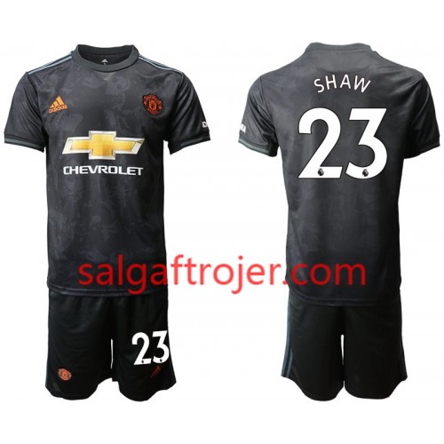 Manchester United Fodboldtrøjer Shaw 23 Børn 3. sæt 2019/20 Kort ærmer Manchester United Fodboldtrøjer Shaw 23 Børn 3. sæt 2019/20 Kort ærmer